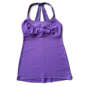 lululemon Racerback Active Tank Top Purple Size 4